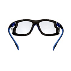 3M Solus Protective Eyewear with Indoor/Outdoor Grey Anti-Fog Lens Kit, S1107SGAF-KT, Black/Blue
