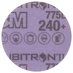 3M Cubitron II 775L 240+ 75 mm 3 inch cleansanding front