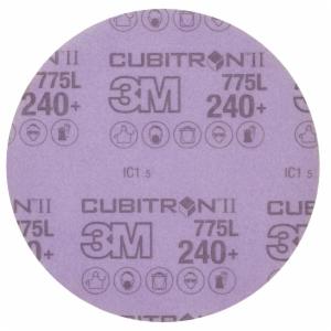 3M™ Cubitron II Hookit Film Disc 775L, 240+ 3MIL, 3 in x NH, Die 300V, 50/Carton, 250 ea/Caseimage