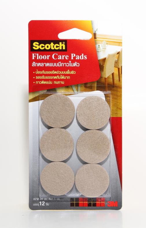 Scotch® สักหลาดรองขาโต๊ะ แบบมีกาวในตัว