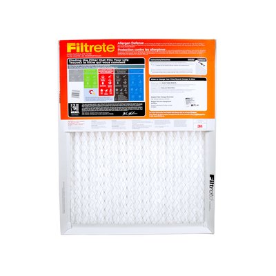 Filtrete Allergen Defense Filter, MPR 900, 20 in x 25 in x 1 in, 2 per pack