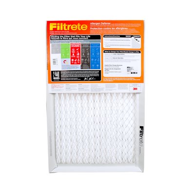 Filtrete Allergen Defense Filter, MPR 900, 16 in x 25 in x 1 in, 2 per pack