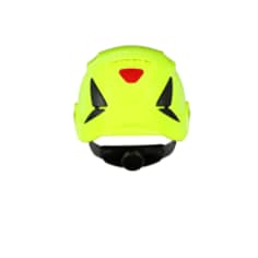 3M™ SecureFit™ Safety Helmet, X5514NVE-CE, Non-vented, HVGreen - Backside