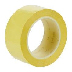 3M™ 1350F-1, Cinta adhesiva de 50mm × 66m × 0,06mm Amarillo