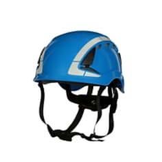 3M™ SecureFit™ Safety Helmet X5003VX-ANSI, Blue, Vented, Reflective, ANSI - Leftside