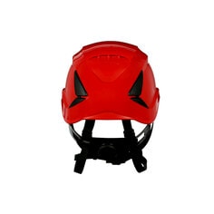 X5005-ANSI SF HELMET RED 10/CS