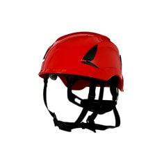 X5005-ANSI SF HELMET RED 10/CS