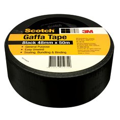 Scotch Gaffa Tape Black 48mm x 50m 933