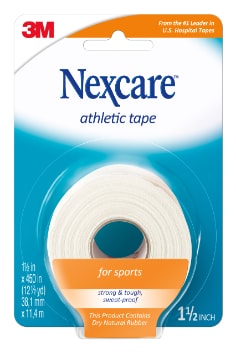 Athletic Cloth Tape, 1.5" x 12.5 yds.