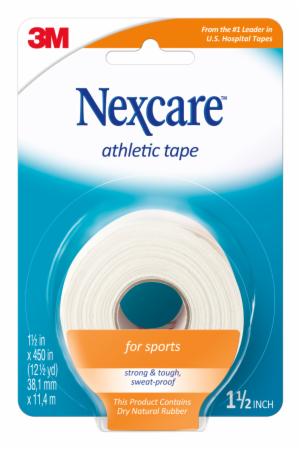 Nexcare Athletic Cloth Tape 870-B , 1.5 in x 12.5 yds image Nexcare Athletic Cloth Tape 870-B , 1.5 in x 12.5 ydsimage