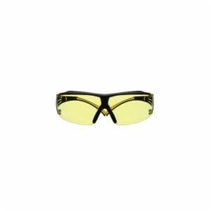 3M™ SecureFit 400 Series Safety Glasses SF403XSGAF-YEL, Yellow/Black, Amber Scotchgard Anti-Fog/Anti-Scratch Lens, 20 EA/Caseimage