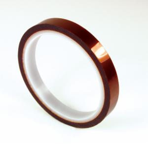 3M™ Polyimide Film Electrical Tape 92, Amber, Silicone Adhesive, 1 mil film, 5/8 in x 36 yd (15,88 mm x 33 m), 15/Caseimage