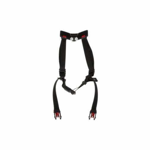 3M™ X5-P4PTCS2 Premium 4 Point Chin Strap with magnetic buckle and selector - Frontside
