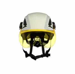 3M™ X5-SV03 Short Visor for X5000 Safety Helmet, Amber Anti-Fog Anti-Scratch Polycarbonate, ANSI 10 ea/Caseimage