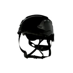 X5012V-ANSI SF HELMET BLK VENT 10/CS