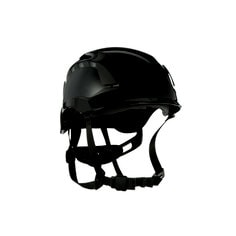 X5012V-ANSI SF HELMET BLK VENT 10/CS