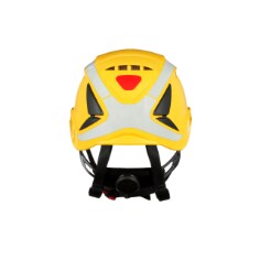 7100175094 3M™ SecureFit™ Safety Helmet, X5002V-CE, yellow, vented, reflective - Backside