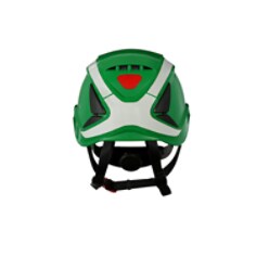 7100175096 3M™ SecureFit™ Safety Helmet, X5004V-CE, green, vented, reflective - Backside
