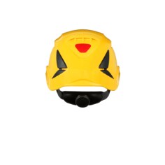 7100175539 3M™ SecureFit™ Safety Helmet, X5502NVE-CE, Non-vented, yellow - Backside