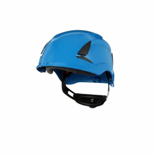 7100175540 3M™ SecureFit™ Safety Helmet, X5503NVE-CE, Non-vented, blue - Leftside
