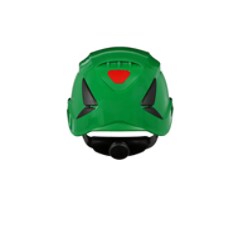7100175541 3M™ SecureFit™ Safety Helmet, X5504NVE-CE, Non-vented, green - Backside