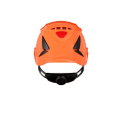 7100175551 3M™ SecureFit™ Safety Helmet, X5507V-CE, orange, vented - Backside