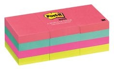 Post-it® Note 653AN 1.5X2 12PK CAPETOWN COL