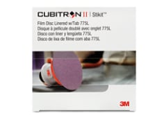 3M™ Cubitron™ II Stikit™ Film Disc 775L film 3 MIL Linered w/Tab