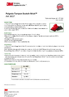 Fiche Technique Poignée Tampon 3M™ Scotch-Brite™