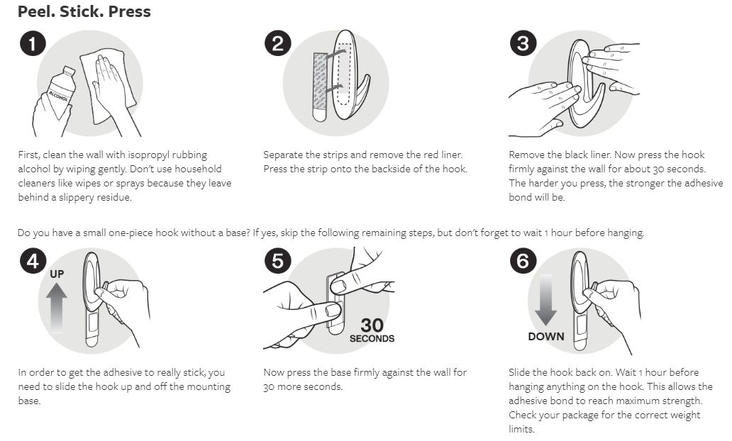 LEARN HOW TO ORGANIZE YOUR HOME WITH ADHESIVE HOOKS