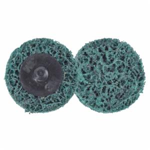 Scotch-Brite Roloc Clean and Strip XT Pro Extra Cut Disc, XC-DR, A/O XCRS, GRN, TR, Green, 2 in, DieQ200P, 10/Carton, 60 ea/Caseimage