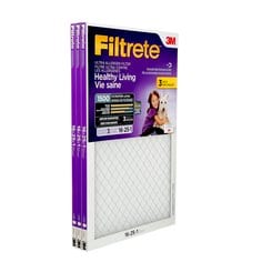 Filtrete Healthy Living Ultra Allergen Filter, MPR 1500, 16 in x 25 in x 1 in, 3 per pack