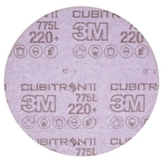 3M Cubitron II Hookit Film Disc, 775L, 220+, 6 in x NH