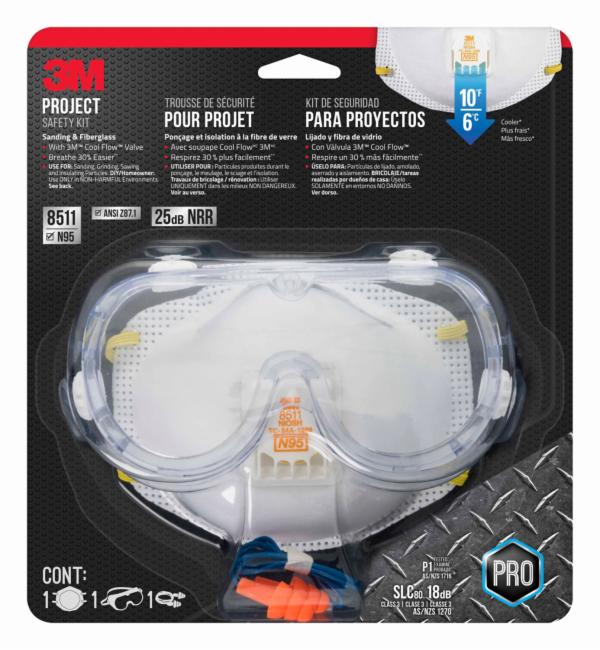 ™ Project Safety Kit with Valved Respirator