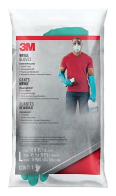 3M™  Heavy Duty Chemical Gloves, Large