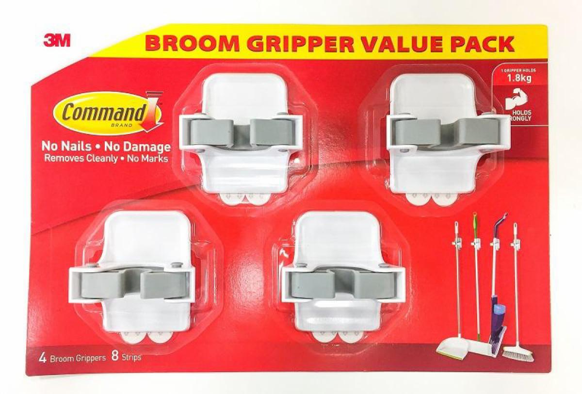 Command™ Broom Gripper, 17007BGVP Broom Gripper VP, 5 Assortments/Case