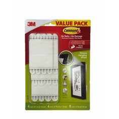 Command™ Picture Hanging Strips 17036VP, Value Pack