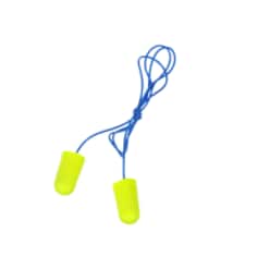 70071515152 3M™ E-A-Rsoft™ Yellow Neons™ Earplugs 311-1251, Corded, Poly Bag, Large Size, 2000 Pair/Case_Leftside.tif