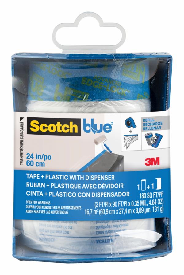 ™ ScotchBlue Tape + Plastic with Dispenser PTD2093EL-24-S