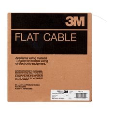 3M™ Round Conductor Flat Cable, 3625 Series, 3625/10, 100 m