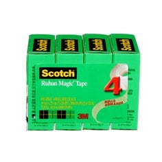 Scotch® Double Sided Tape, 136-NA, 1/2 in x 6.9 yd (12.7 mm x 6.3