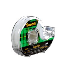 Scotch® Magic Tape with Refillable Dispenser, 810D, 0.75 in x 36 yd (1.9 cm x 33 m)