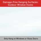 Command Damage Free Surfaces Outdoor Clear Recessed Hooks Square Layout