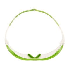 3M™ SecureFit™ 400X Lunettes de sécurité, branches vertes/transparentes, revêtement antibuée (K et