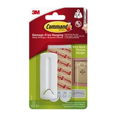 3M Command Bath Caddy Hanger Water Resistant Adhesive Plastic Frosted,  2-Pack