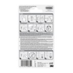 BATH17 7100119031-command-towel-hook-water-resistant-strips-large-bath17-clear-frosted-1hk-2s-pk
