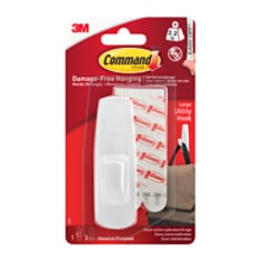 Command™ Small Clear Wire Hooks with Clear Strips 17067CLR