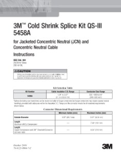 QS-III 5458A Splice Kit