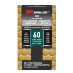 3M™ SandBlaster™ DUST CHANNELING Sanding Sponge, 20909-60-UFS ,60 grit, 4 1/2 in x 2 1/2 x 1 in,