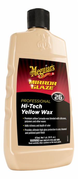 Meguiar’s M26 Mirror Glaze Hi-Tech Yellow Wax, 16 oz. image Meguiar’s M26 Mirror Glaze Hi-Tech Yellow Wax, 16 oz.image